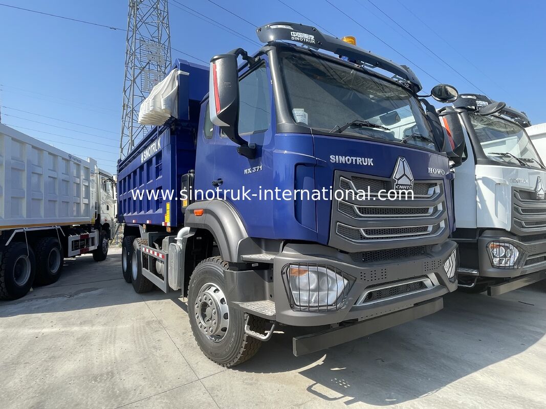 HOWO-NX Dump Truck with 371HP SINOTRUK Engine, Electric Tarpaulin, and Heavy-duty Manganese Steel Cargo Box