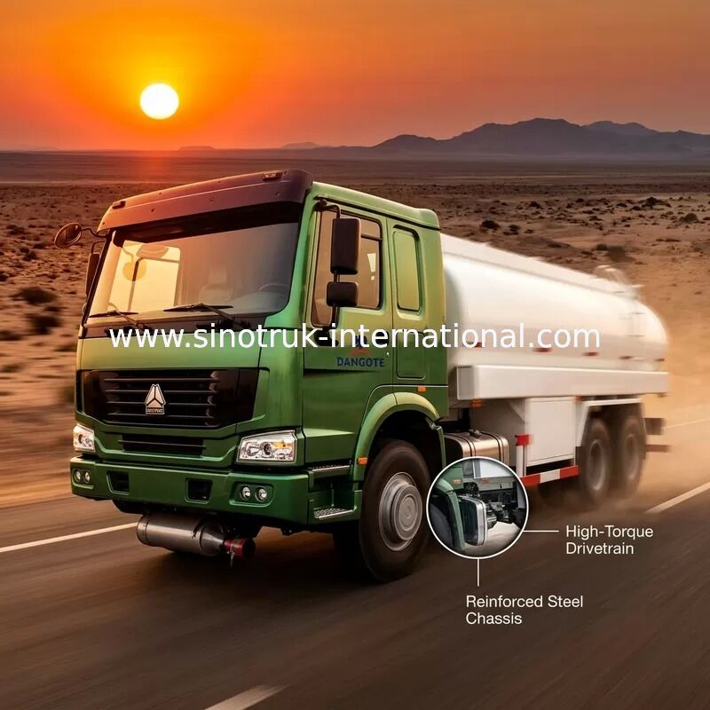 SINOTRUK HOWO 16-20CBM truk tangki bahan bakar 6X4 LHD 290HP Euro2 Tank Tank