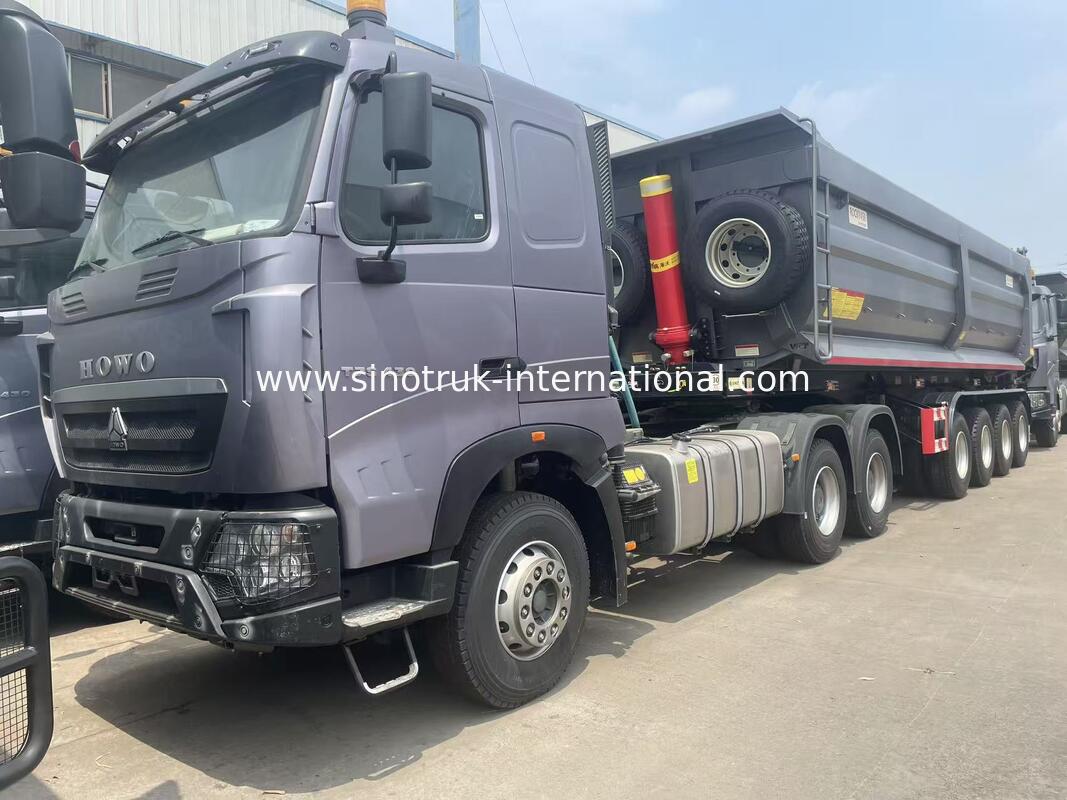 Kecepatan maksimum 90 hingga 120 Km/jam Solusi Truk Traktor Jarak Jauh Tahan Lama untuk Transportasi Beban Berat dan Logistik