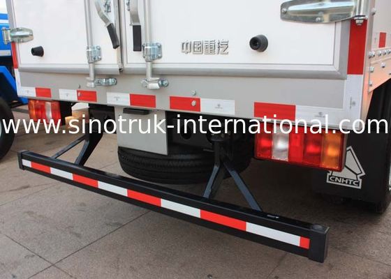 Low Noise Light Duty Delivery Box Truck LHD 4X2 116HP ZZ1087D3614C180