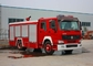 Water Tank Emergency Fire Department Trucks 12CBM LHD 290HP With Anti Slip Handrails