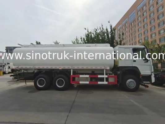 HOWO 6×4 10 Roda Truk Tangki Minyak 400HP 20CBM Untuk Transportasi
