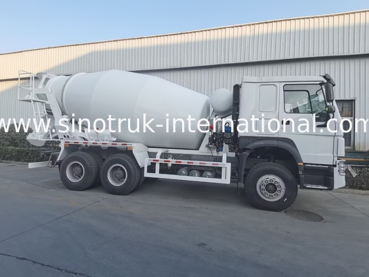 Sinotruk Howo Beton Mixer Truck 380HP 6-10CBM 6 X 4 Euro 2 Pabrik Campuran RHD