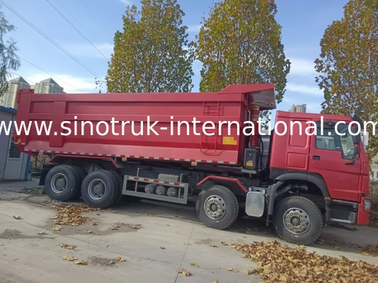 Truk penghancur tipper SINOTRUK HOWO A7 8X4 untuk konstruksi ZZ3317V3567B1