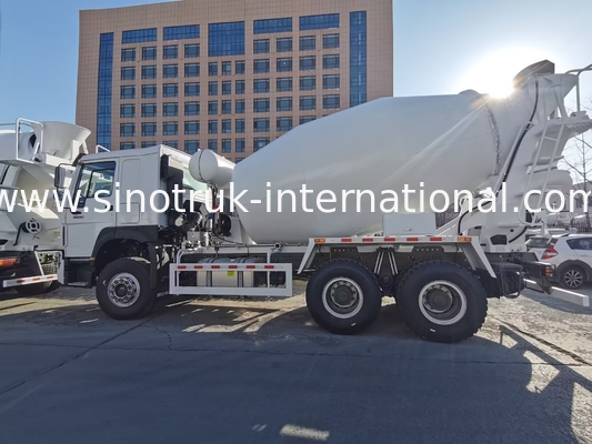 SINOTRUK HOWO 6×4 10 Roda Truk Pengaduk Beton 400 HP Efisiensi Tinggi LHD