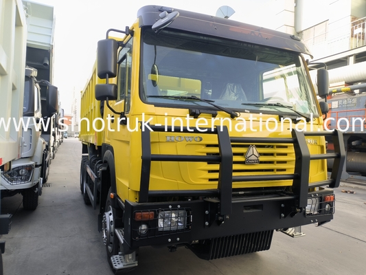 Sinotruk Howo Tipper Dump Truck 6 × 4 Lhd 10 Roda 20CBM Kargo Box Ban Mining