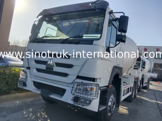 Kekuatan kuda tinggi 400HP HOWO Mixer Truck 6-12CBM LHD 6×4 10 Roda