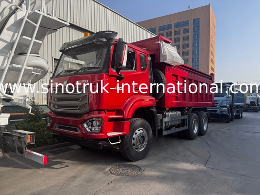 SINOTRUK HOHAN Howo Baru 6X4 RHD 10 Roda Dengan Lapisan Dibekali Pintu Belakang Kekerasan Transportasi yang efisien