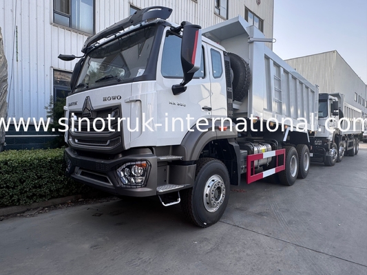 SINOTRUK HOHAN HOWO 380HP LHD Tipper Dump Truck 6X4 Pola Gaya Kothak Kargo