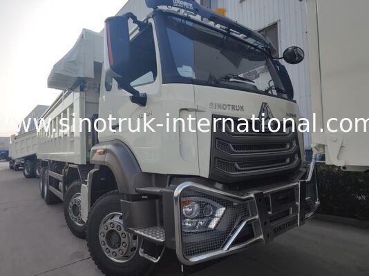 Truk Dump Tipper Sinotruk NX dengan Mesin 371HP, Kapasitas 50-60T dan Penggerak 8×4 untuk Transportasi Tugas Berat