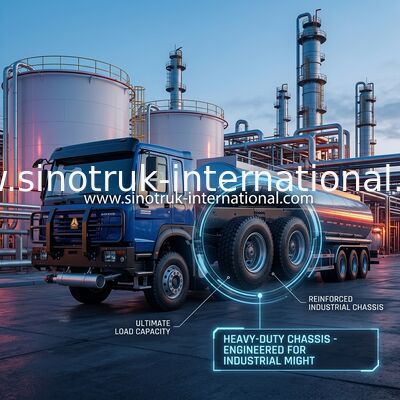 SINOTRUK HOWO 6×4 10 roda Oil Tank Truck 400HP tangki minyak sasis