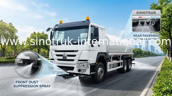 White 30CBM Water Tanker (6×4, 380HP, Left-Hand Drive): Keuntungan Utama untuk Transportasi Cairan