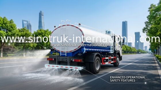 HOWO SINOTRUK Tangki air truk 300HP Biru