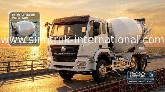 SINOTRUK HOHAN Beton Mixer Pump Truck Euro2 290HP 6X4 ZZ5255GJBM3846B1