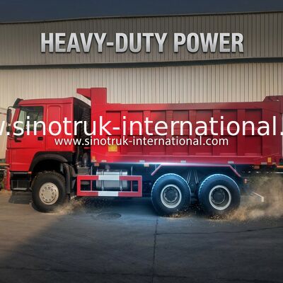 30 - 40 Ton RHD Sinotruk Howo Truk Pengeboran 10 Roda