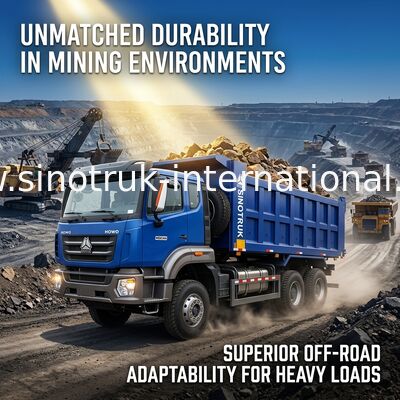 30-40 Ton RHD 10 Roda Tipper Dump Truck SINOTRUK HOWO haohan Untuk Konstruksi