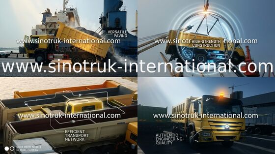 RHD Tipper Dump Truck Kapasitas Besar Dengan Sistem Manajemen Elektronik