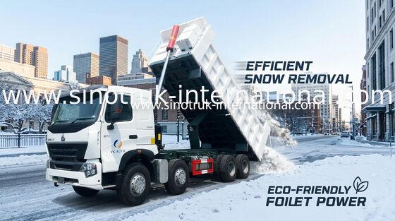 SINOTRUK HOWO A7 8X4 Tugas Berat Dump Truck Untuk Konstruksi ZZ3317N3867N1
