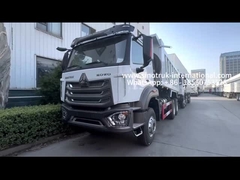SINOTRUK HOHAN NEW HOWO 380HP LHD Tipper Dump Truck 6X4 Kotak kargo berpola baru
