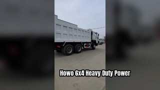 Dump Truck Sinotruk Howo 6x4 Bekas Tenaga Tugas Berat 371HP