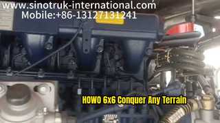 HOWO 6x6 Dump Truck Menaklukkan Medan Berat