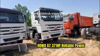 Review Truk Traktor HOWO A7 6x4 Bekas 371HP Tenaga Tugas Berat