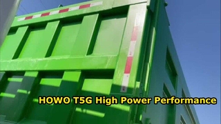 HOWO T5G Dump Truck 340HP Performa Kuat dan Andal