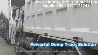 Sinotruk Howo Dump Truck Memberdayakan Proyek Anda