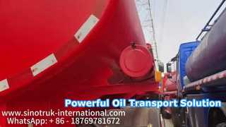 SINOTRUK HOWO Truk Tangki Minyak 290 HP
