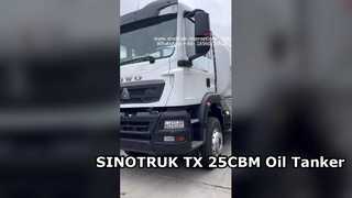 SINOTRUK TX 6X4 Truk Tanker Minyak Transportasi Efisiensi Tinggi